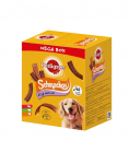 PEDIGREE Mega Box Schmackos veise-, lamba- ja linnuliha maitsestatud 790 g