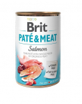 BRIT Pate&Meat salmon 400 g l&otilde;hepasteet koertele