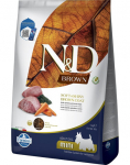 FARMINA N&D Brown Dog Adult Mini Lamb, Spirulina, Carrot 5 kg