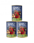 SIMPLY FROM NATURE Niiske koeratoit Hobuseliha kartuliga 3 x 400 g