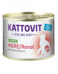 KATTOVIT Feline NIERE/RENTAL Kalkunilihaga neeruprobleemide korral 185 g