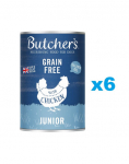BUTCHER'S Original Junior, koeratoit, kanat&uuml;kid želees, 6 x 400g