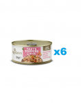 APPLAWS Taste Toppers Kanarind, sink ja k&otilde;rvitsapraad puljongis 6x156 g