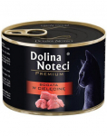 DOLINA NOTECI Premium Bogata  vasikaliha toit t&auml;iskasvanud kassidele 185 g