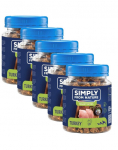 SIMPLY FROM NATURE Smart Bites Kalkunitrenaž&ouml;&ouml;rid koertele 5x130g