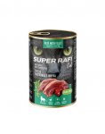 SUPER RAFI Cat haneliha ja kalkunimaksaga, 400 g m&auml;rgtoit kastreeritud kassidele