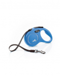 Flexi New Classic S jalutusrihm 5 m kuni 15 kg sinine