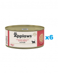 APPLAWS Cat Adult Chicken Breast with Duck in Broth kanafilee pardiga puljongis 6x156 g