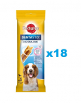 PEDIGREE DentaStix (keskmise t&otilde;u) hambaravi koertele 54 tk. - 18x77g