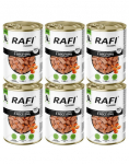 RAFI Classic Hirveliha ja porgand kastmes 6x1240 g m&auml;rgtoit k&otilde;ikidele koerat&otilde;ugudele