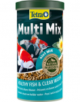 TETRA Pond Multi Mix 1 L helbed tiigikaladele sobib ideaalselt vesilaste ja kahepaiksete toitmiseks.