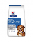 HILL'S Prescription Diet Canine Derm Complete koera nahka tugevdav toit 24 kg (2x12 kg)