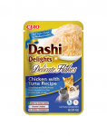 INABA Cat Dashi Delights Delicate Flakes Kana ja tuunikala 40g