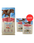 CARNILOVE True Fresh Dog Fish and Turkey Adult 12 kg &ndash; v&auml;rske kala ja kalkun t&auml;iskasvanud koertele + CARNILOVE Dog Freeze Dried Turkey and Salmon 2x60g TASUTA
