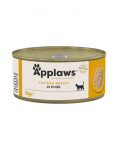 APPLAWS Cat Adult Chicken Breast in Broth kanafilee puljongis 156 g