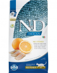 FARMINA N&D Ocean Cat Neutered Adult Herring & Orange 1.5 kg heeringas ja apelsin peale kastreerimist