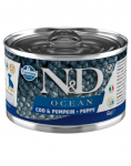 FARMINA N&D Oceean Dog Puppy Codfish, pumpkin 140 g turska ja k&otilde;rvitsat kutsikatele