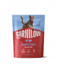 CARNILOVE Active Cat Salmon and Turkey Adult 400 g l&otilde;he ja kalkun, k&otilde;ikidele t&auml;iskasvanud kassidele