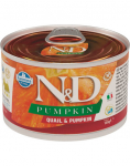FARMINA N&D Pumpkin & Quail konserv k&otilde;rvitsa ja vutiga 140 g