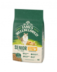 JAMES WELLBELOVED Senior 4 kg kuiv t&auml;istoit vanematele kassidele >7 aastat, mis sisaldab rohkelt kalkunit.