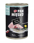 PAN MIĘSKO Kanaari koos tursaga m&auml;rg toit kassidele 400 g