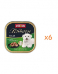 ANIMONDA Vom Feinsten in Sauce Adult kana ja k&uuml;&uuml;likuga 6x150g m&auml;rg toit kastmes koertele