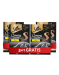 SHEBA Creamy Snacks kreemjas kassitoit kana maitsega, 4 x 12 g