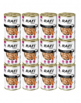 RAFI Classic Kalkun ja porgand kastmes &ndash; 12 x 1240 g m&auml;rgtoit k&otilde;ikidele koerat&otilde;ugudele