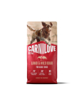 CARNILOVE Active Dog Lamb and Wild Boar Adult 12 kg &ndash; lambaliha ja metssiga t&auml;iskasvanud koertele + CARNILOVE Dog Freeze Dried Lamb 2x60g TASUTA