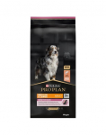 PURINA PRO PLAN Suurt ja keskmist t&otilde;ugu t&auml;iskasvanud 7+ tundlik nahk 14 kg