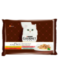 GOURMET a La Carte virtuvės &scaron;efo receptų kolekcija 4x85g &scaron;lapias kačių maistas