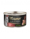 MIAMOR Feine Filets Naturell Tuna&Salmon 80g tuunikala ja l&otilde;he oma kastmes