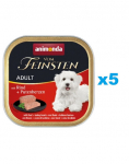 ANIMONDA Vom Feinsten Classic komplekt veiseliha ja kalkunis&uuml;dametega 5 x 150 g