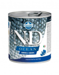 FARMINA N&D Ocean Dog Herring, shrimps 285 g heeringas ja krevetid