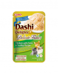 INABA Cat Dashi Delights Delicate Flakes Kana, tuunikala ja kammkarbid 40g