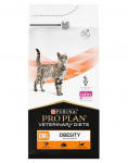 PURINA PRO PLAN Veterinary Diets Feline OM St/Ox Obesity Management 1,5 kg kuivtoit kassidele diabeedi ja/v&otilde;i rasvumise raviks