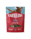 CARNILOVE Dog Soft Snack Trout 200g pehmed maiused forelliga t&auml;iskasvanud koertele