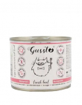 GUSSTO Cat Fresh Beef kasside m&auml;rgtoit, v&auml;rske veiseliha 200 g
