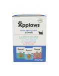 APPLAWS Cat Pouch Multipack 12 x 70 g Fish Selection m&auml;rg kassitoit kalale