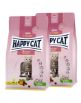HAPPY CAT Junior Farm Poultry 2x4 kg dr&oacute;b, sucha karma dla kociąt w wieku 4-12 miesięcy