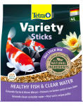 TETRA Pond Variety Sticks 4 l Kolme t&uuml;&uuml;pi toidu segu pulkades