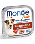MONGE Fruit Dog puuviljapasteet lambaliha ja &otilde;unaga 100g