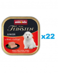 ANIMONDA vom Feinsten Junior veise- ja linnuliha 22x150g