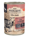 WIEJSKA ZAGRODA Metsamaitsed metssiga ja lambaliha m&auml;rgtoit vanematele koertele 400 g