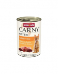 ANIMONDA Carny Kitten Poultry&Beef 24x400 g linnuliha ja veiseliha kassipoegadele