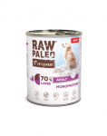 RAW PALEO Monoprotein Lamb Adult 12x800g lambaliha, koerte m&auml;rgtoit