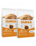IAMS for Vitality vyresnėms katėms su &scaron;viežia vi&scaron;tiena 20 kg (2 x 10 kg)