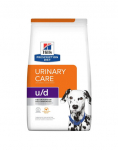 HILL'S Prescription Diet Canine u/d Kuseteede jaoks 4 kg