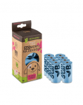STARCH BAG kompostitavad biokotid v&auml;ljaheidete jaoks 8 rulli x 15 tk, sinine