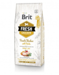 BRIT Fresh chicken with potato adult great life 2 x 12 kg + FLEXI New Comfort L Tape 8 m tasuta